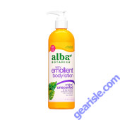Alba Botanica unscented body lotion bottle